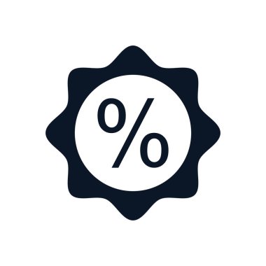 satış pulu siluet biçim vektör tasarımı