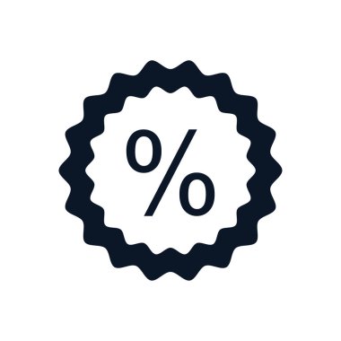 satış pulu siluet biçim vektör tasarımı