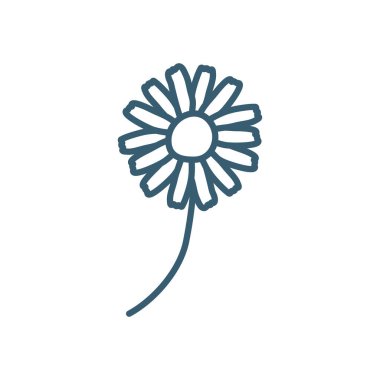 Isolated flower line style icon vector design