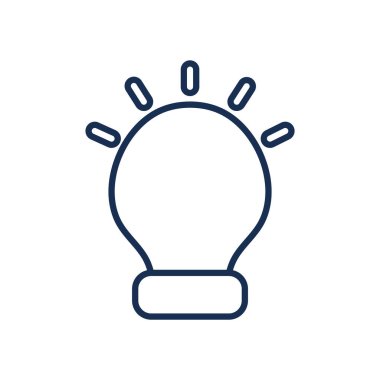 ampul çizgisi biçim vektör tasarımı
