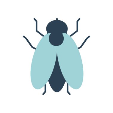 sinek böceği simgesi, düz stil