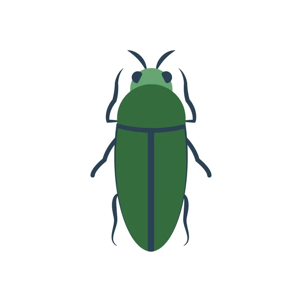 Иконка насекомого, плоский стиль — стоковый вектор
