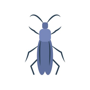 çekirge böceği simgesi, düz stil