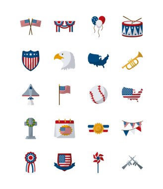 Anma Günü düz biçim vektör dizaynı