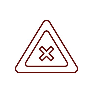 çapraz işaret simgesi değil, satır biçimi