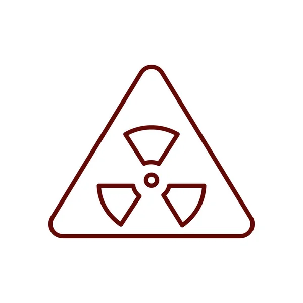 Atomzeichensymbol, Linienstil — Stockvektor