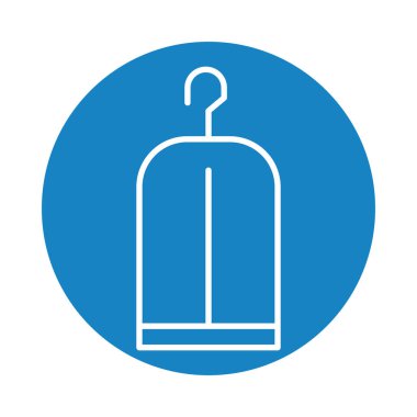 elbise askısı simgesi, blok biçimi