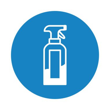 Sprey şişe simgesi, blok biçimi