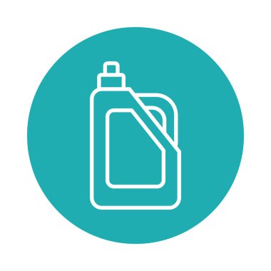 Deterjan şişesi simgesi, blok biçimi