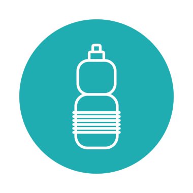 Bulaşık makinesi sabun şişesi, blok tarzı.