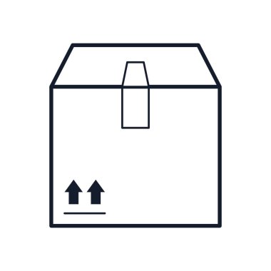 kutu paket simgesi, satır biçimi