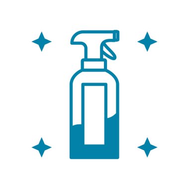 Sprey şişe simgesi, satır biçimi