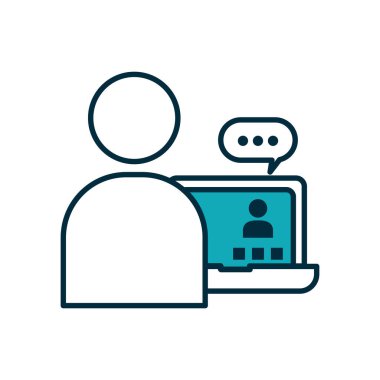 Öğrenci sınıfları çevrimiçi simge alıyor, yarı satır yarı renk