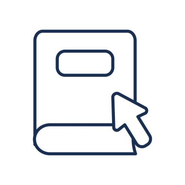 İmleç simgesi, satır biçimi olan akademik kitap