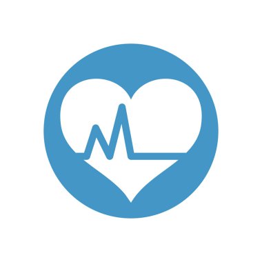 kardiyo kalp simgesi, blok biçimi