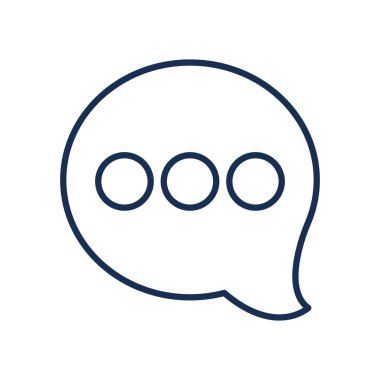 üç noktalı konuşma balonu, satır biçimi