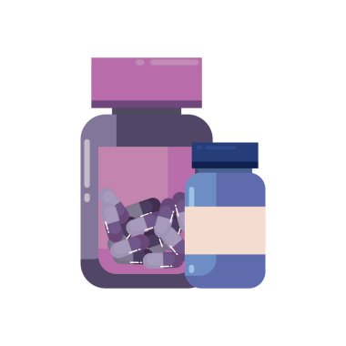 Haplar yassı biçim ikon vektör tasarımı