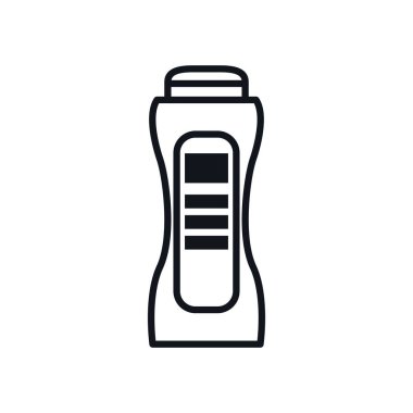 Deterjan şişe çizgisi biçim vektör tasarımı