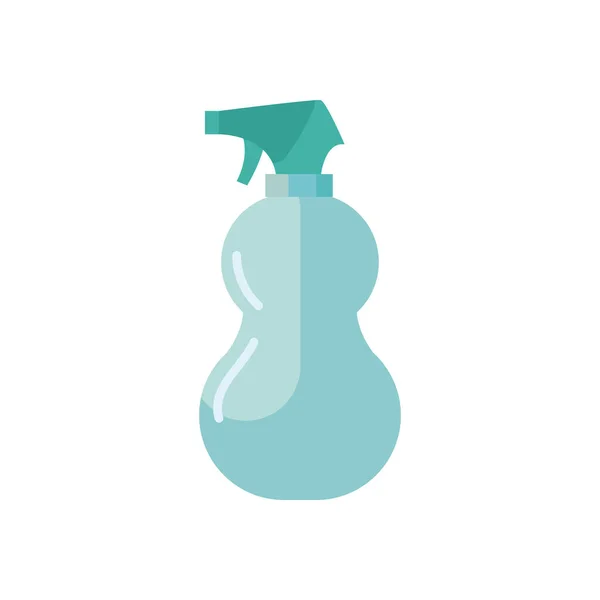 Spray botella estilo plano icono diseño vectorial — Archivo Imágenes Vectoriales