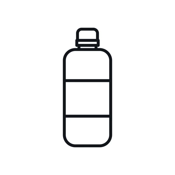 Detergent bottle line style icon vector design — Stock Vector
