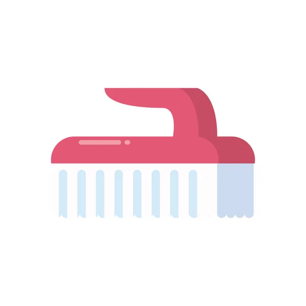 Design de vetor ícone de estilo plano escova —  Vetores de Stock