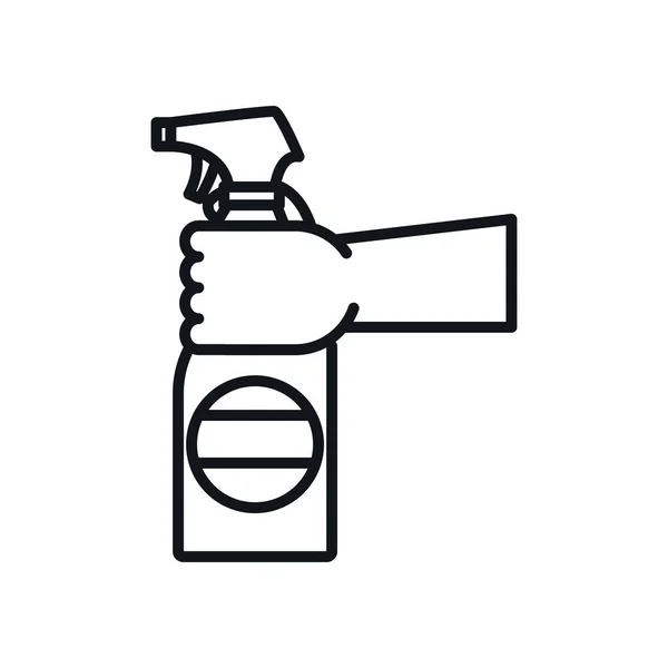 手持式喷雾器瓶形图标矢量设计 — 图库矢量图片