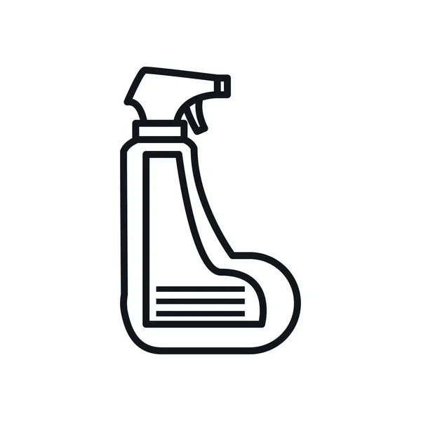 Spray butelka linia styl ikona wektor projektu — Wektor stockowy