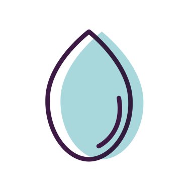 su damlası simgesi, çizgi renk biçimi