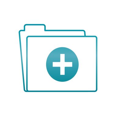 tıbbi rapor dizin simgesi, gradyan biçimi