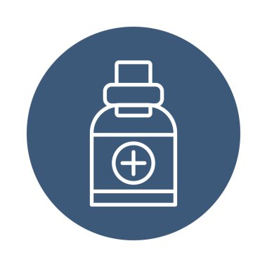 ilaç şişesi simgesi, blok biçimi