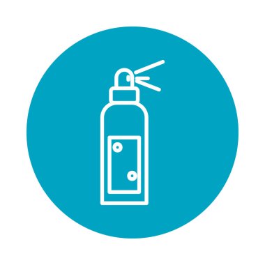 alkol spreyi ikonu, blok biçimi