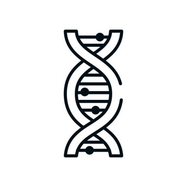 DNA zinciri simgesi, satır biçimi