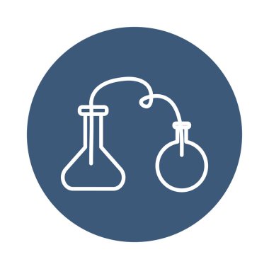 Kimyasal şişe simgesi, blok biçimi