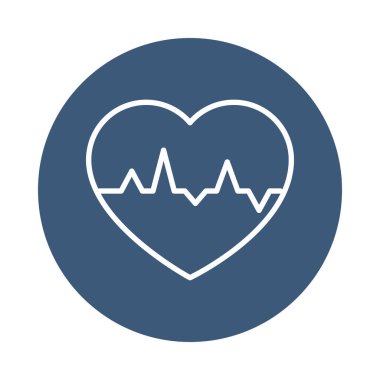 kardiyo kalp simgesi, blok biçimi