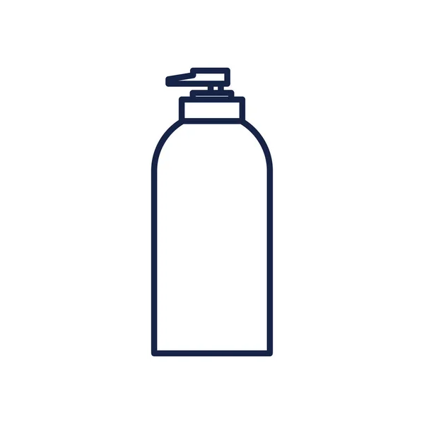 Distributeur de savon ligne style icône vectoriel design — Image vectorielle