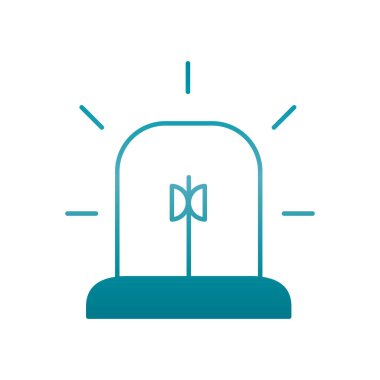 tıbbi siren simgesi, gradyan biçimi