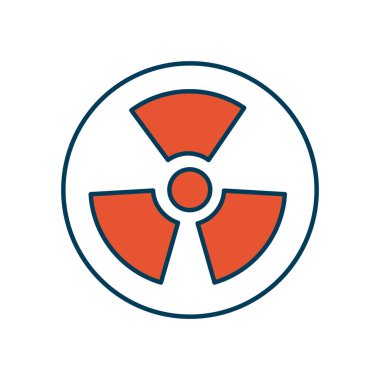 Nükleer işaret simgesi, satır ve dolum biçimi