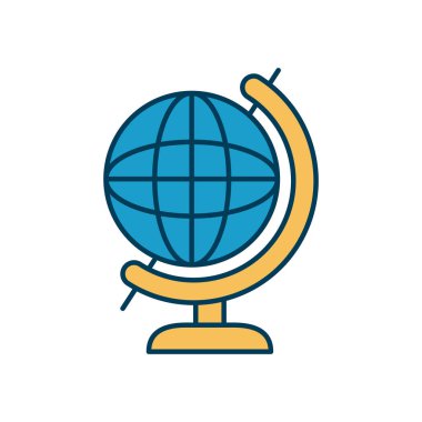 Coğrafya aracı simgesi, satır ve doldurma biçimi