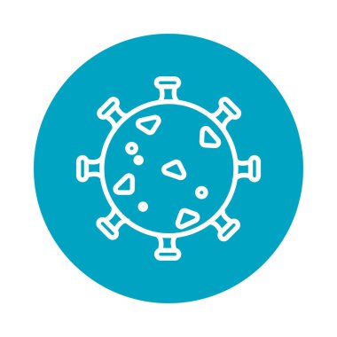 covid19 simgesi, blok biçimi