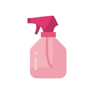 Sprey şişe düz biçim ikon vektör tasarımı