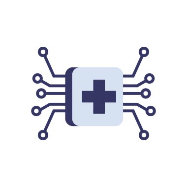 Çerçeve ve devre düz biçim vektör tasarımı