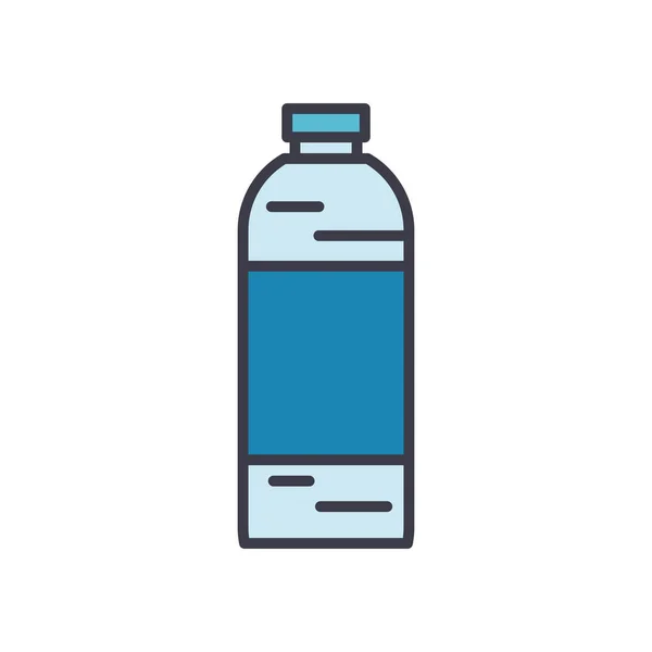 Значок пляшки води, стиль лінії — стоковий вектор
