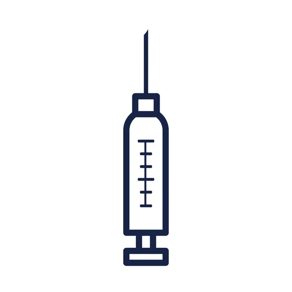 注射器图标,线条样式 — 图库矢量图片