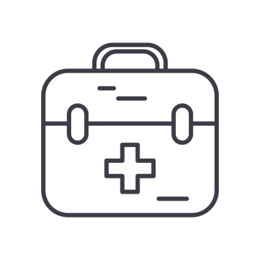 İlk yardım kutusu simgesi, satır biçimi