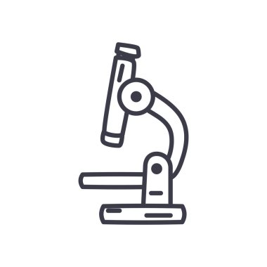 mikroskop aracı simgesi, satır biçimi