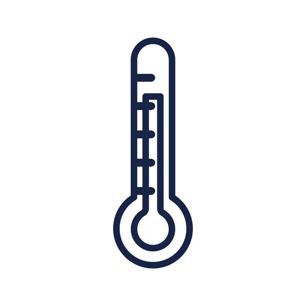 Ikona termometru, linia — Wektor stockowy