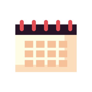 Takvim planlayıcı simgesi, düz biçim