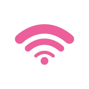 wifi sembolü simgesi, düz biçim