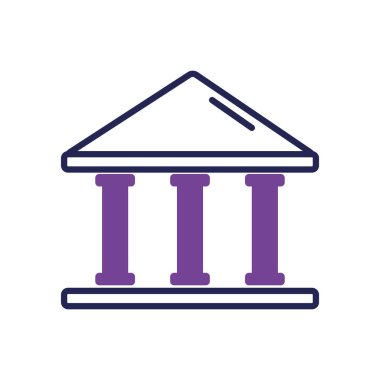 banka binası simgesi, satır renk biçimi