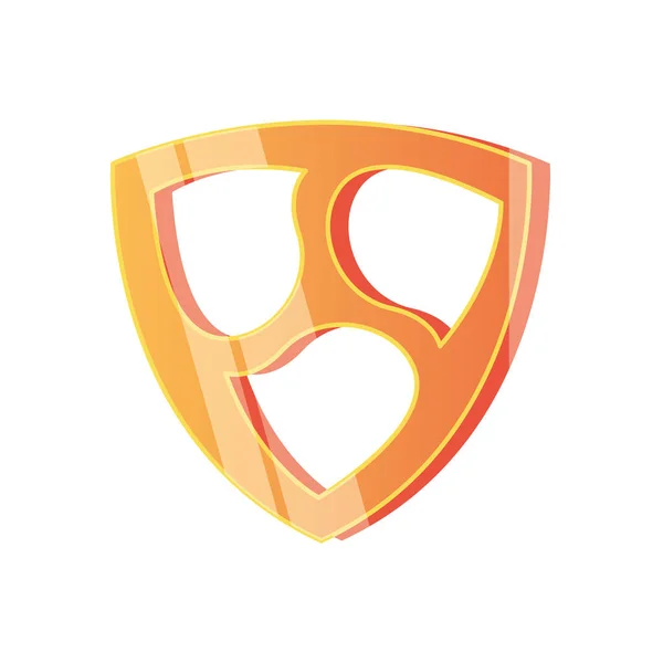 Cryptocurrency icona simbolo nem, stile dettagliato — Vettoriale Stock